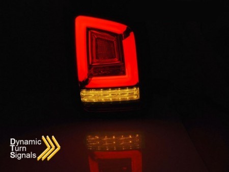 Taillights VW Transporter T5 10-15 LED Tube Dynamic Red Smoke