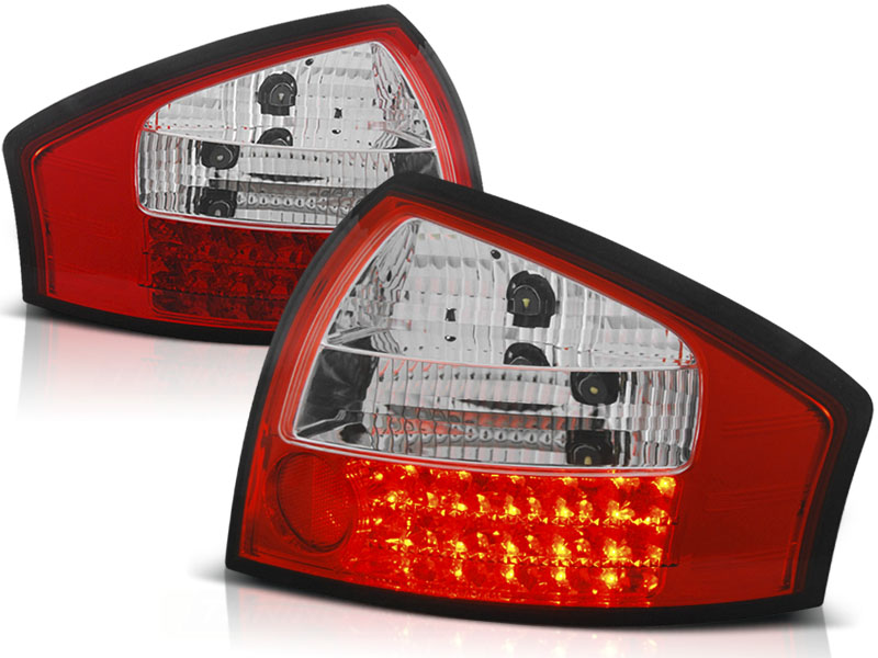 Taillights LED Red/White Audi A6 97-04