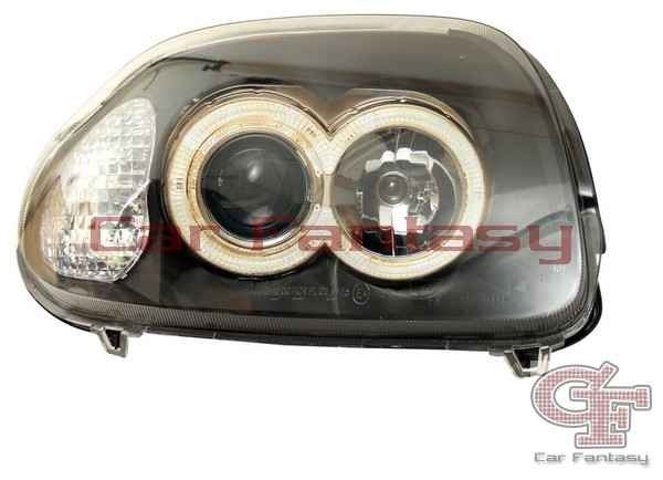 Headlights Renault Clio B Angel Eyes
