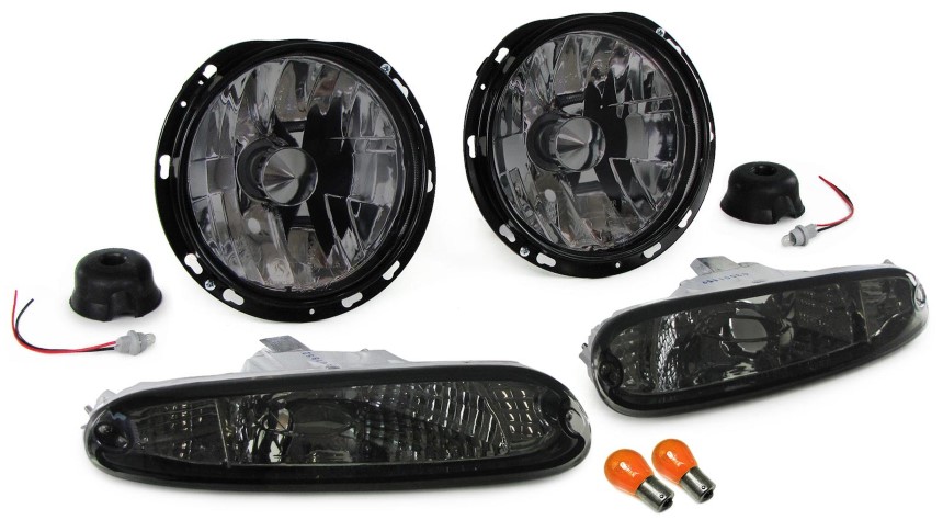 Clear Headlights with Turn Signals Smoke for Mazda MX-5 NA (1990-1998)