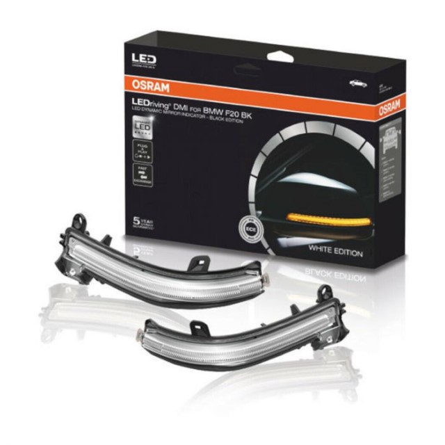 Turning signals BMW F20 / F21 / F52 / F22 / F23 Osram dynamic mirror White
