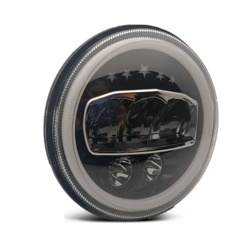 Headlights JEEP Wrangler JK TJ LJ JL (1997-2017) 5 Stars Design