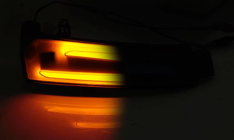 Side Mirror Turn Signals Mercedes W204 / W212 / W176 / W221 / X204 SMOKE LED Dynamic