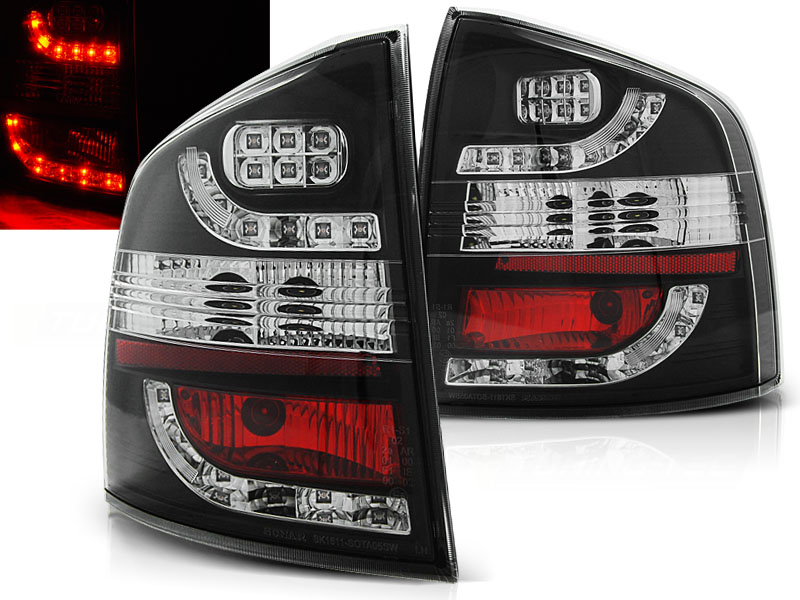Taillight set OCTAVIA 05->> LED / only COMBI