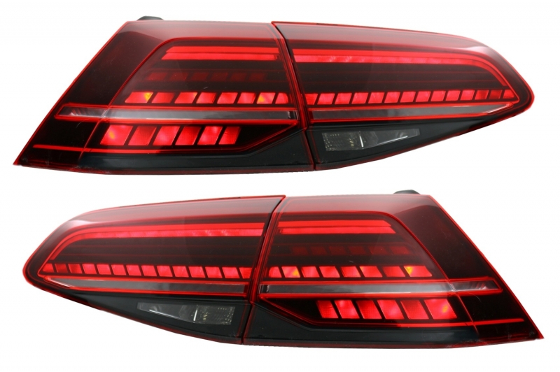 Tail Lights VW Golf VII Dynamic Facelift LED Cherry