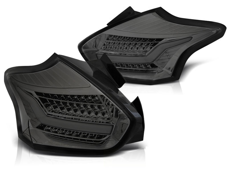 taillights Ford Focus 14-18 LED Smoke
