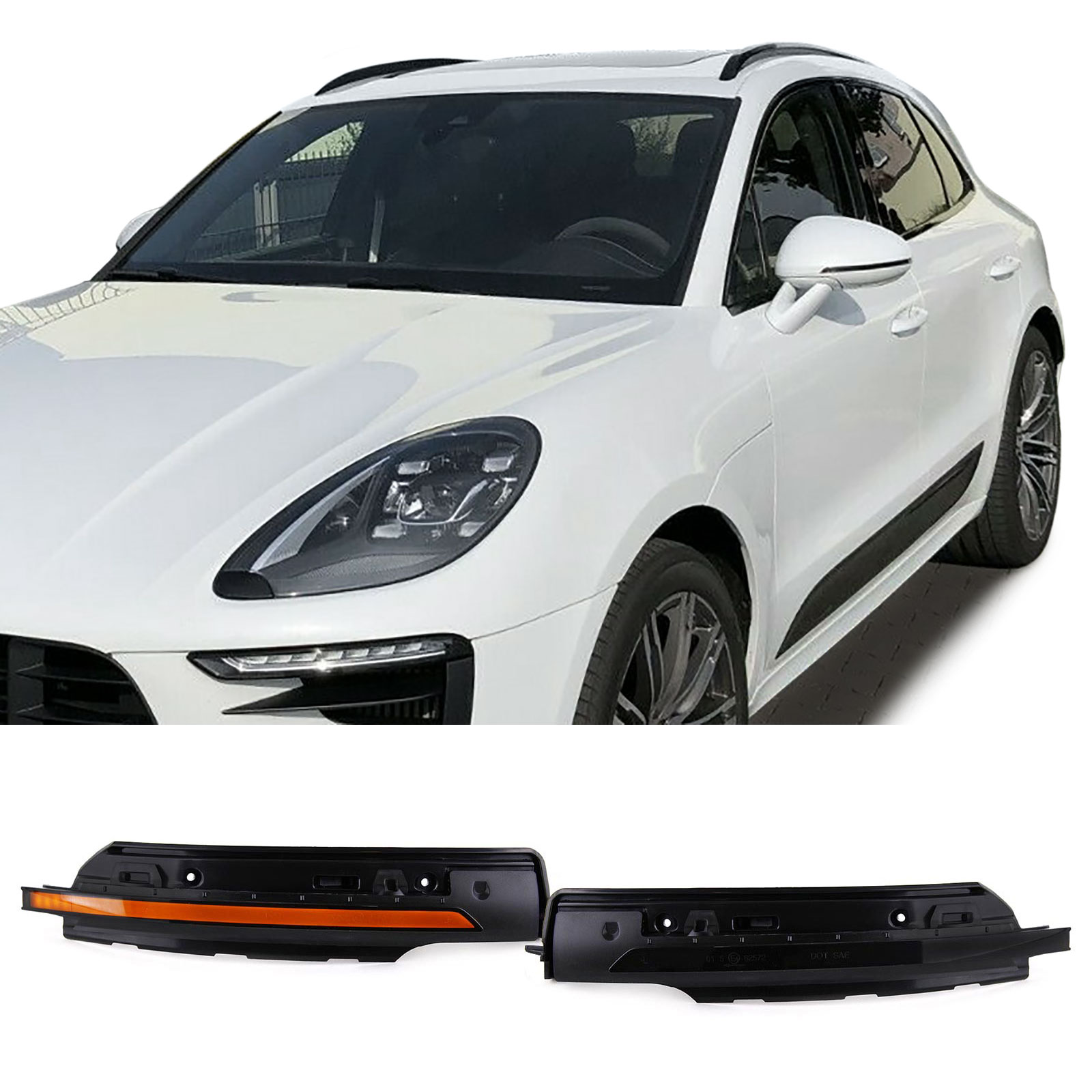 Turn Signal Mirror Porsche Macan 95B 14-17 SEQ