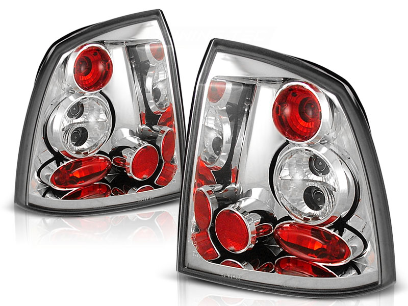 Taillights Opel Astra G Coupe lexus Chrome