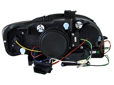 Headlights Audi A4 B7 Devil Eyes Dayline Black ELR