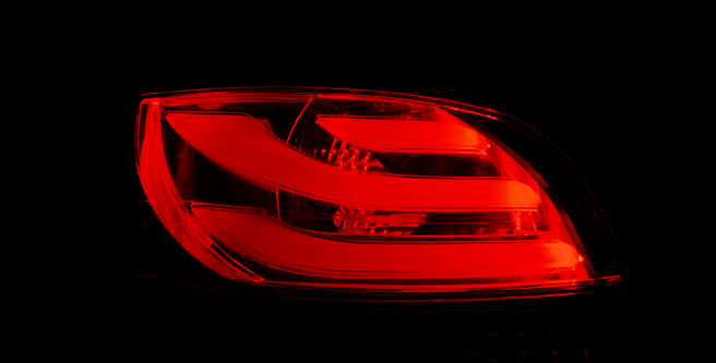 Rear lights Peugeot 206 Light bar red/smoke