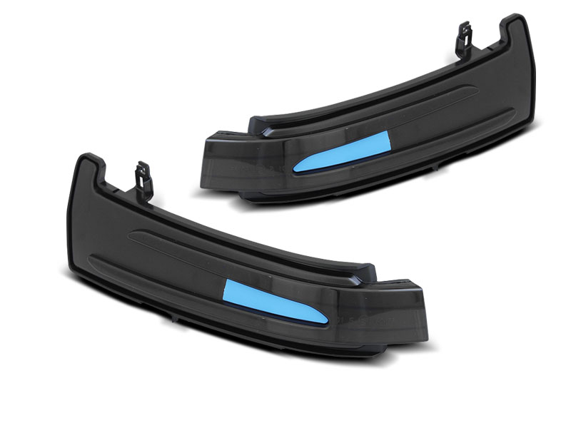 Side Mirror Turn Signals Mercedes W204 / W212 / W176 / W221 / X204 SMOKE LED Dynamic