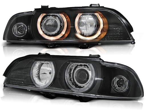 Headlights BMW E39 Angel Eyes for xenon