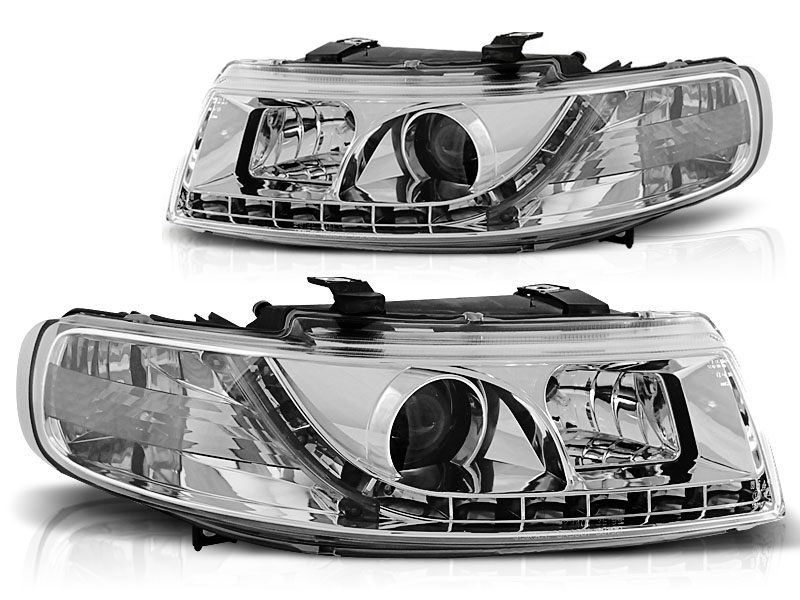 Headlights Seat Leon/Toledo Dayline Devil Eyes Chome