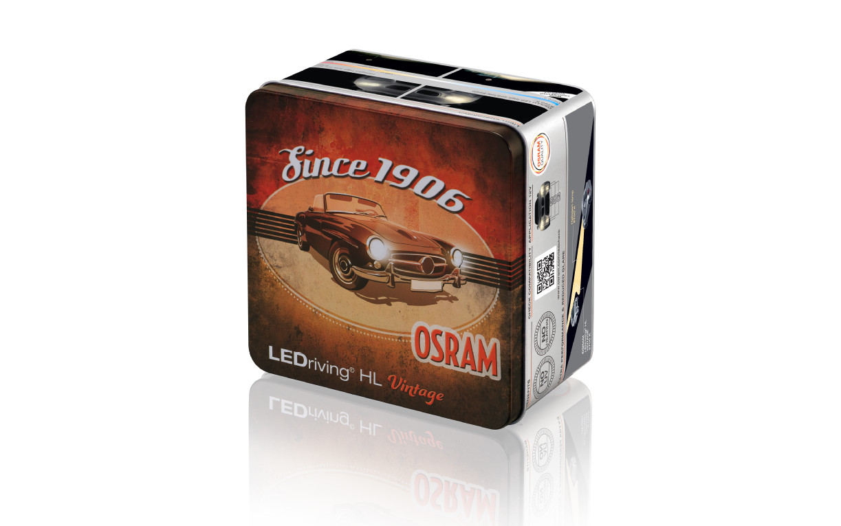 OSRAM LEDriving® HL VINTAGE [~H4/H19/R2] 2700K Warm White NO ECE 2St.