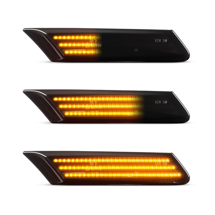 Side Turn Signals for Porsche 911 997 / Boxster Cayman 987 (2005-2013) LED Dynamic Smoke
