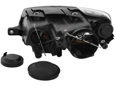 Headlights VW Passat 3C Devil Eyes Dayline Black