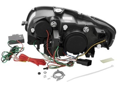 Headlights Audi A4 B7 04-08 Devil Eyes Dlite Black