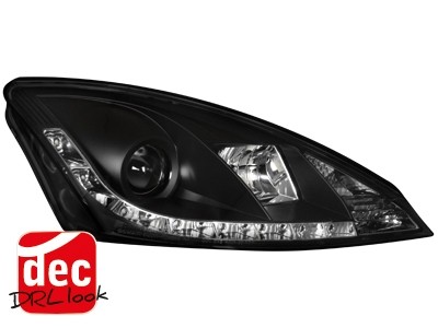 Headlights Ford Focus 98-01 Devil Eyes Dayline 2 Black