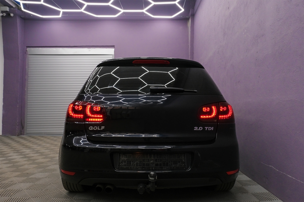 Taillights led VW Golf VI 10/08- R-look Dynamic red/Smoke