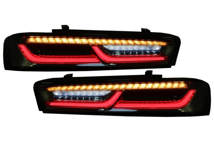 Tail Lights Chevrolet Camaro SS (2015-2017) LED Dynamic Turning Lights Smoke