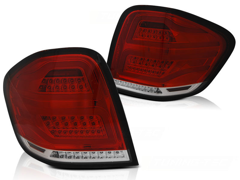 Tail Lights Mercedes ML W164 09-11 LED Tube Red