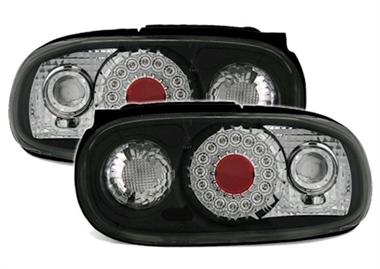 Chrome Tail Lights For 1990-1997 Mazda MX-5 Miata NA Roadster - Clear Lens Pair