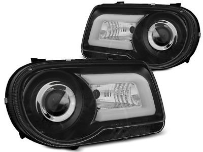 Headlights Chrysler 300C 05-08 Black