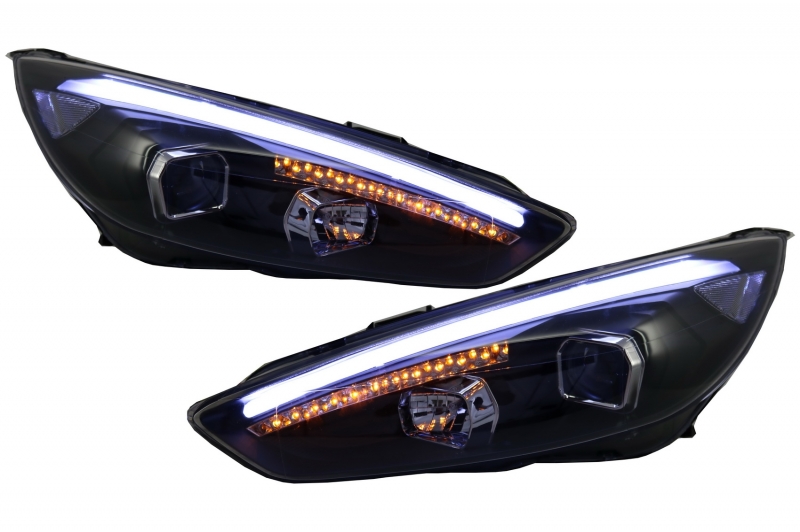 thumbnail image 2 of JDM Black Glass Headlights For 92-95 Honda Civic EG – With City Lights (Si/SiR/HB) 2 of 6