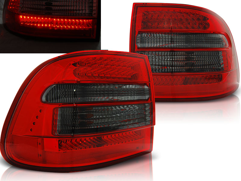 Taillights Porsche Cayenne LED Red/Smoke