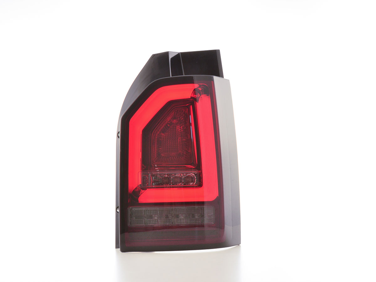 Rear lights VW Bus T6 LED Tube Dynamic Tailgate red/smoke