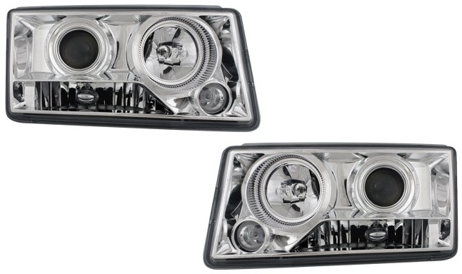 Headlights Mercedes W201 190E 82-93 chrome