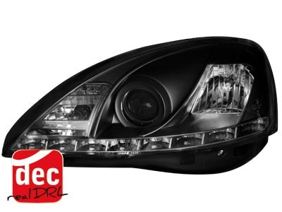 Headlights Opel Corsa C 01-06 Devil Eyes Dlite LED Black