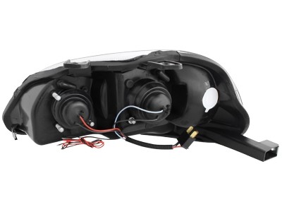 Headlights Honda Civic 96-98 Angel Eyes Chrome