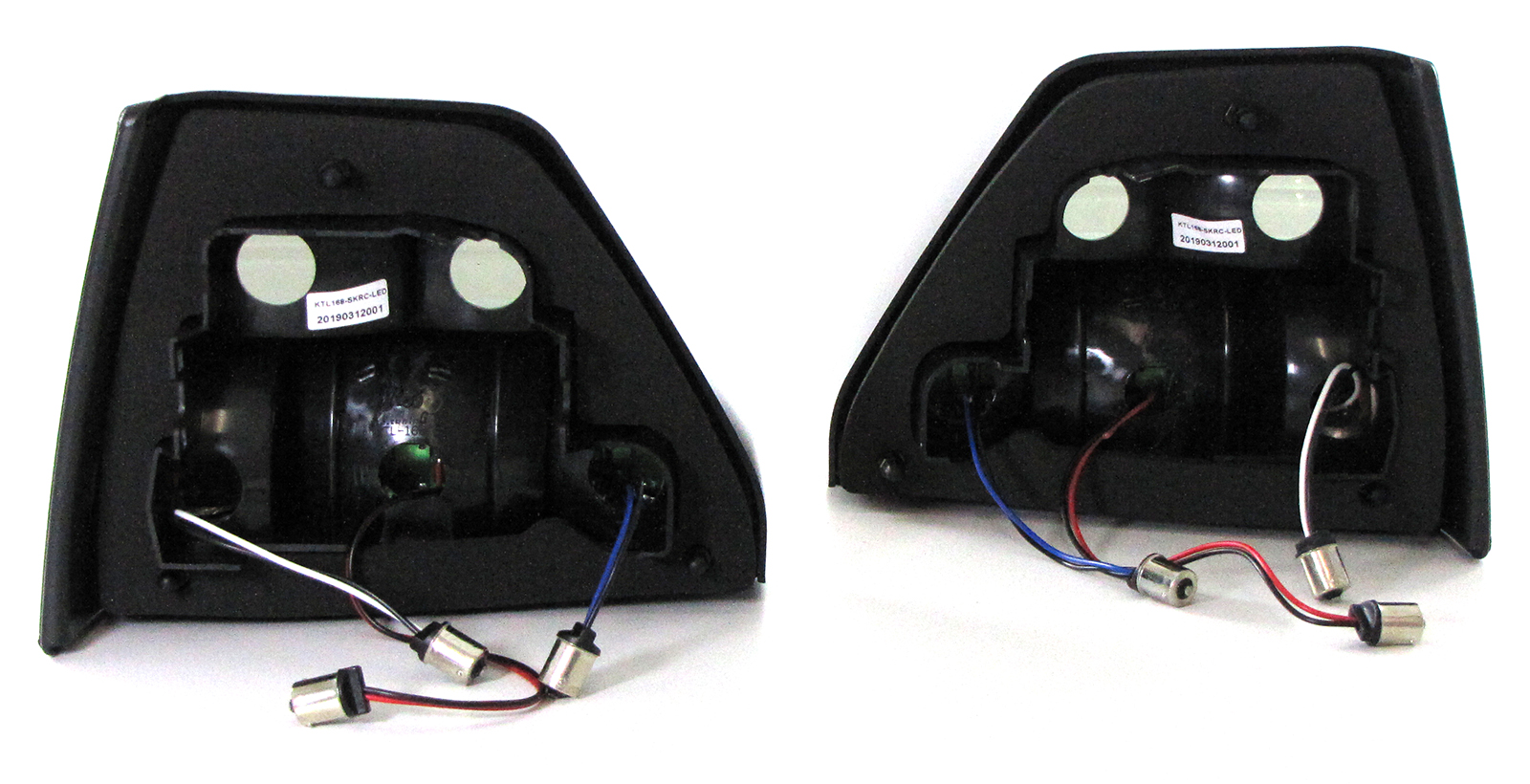 Taillights VW Golf II LED Red/White clear