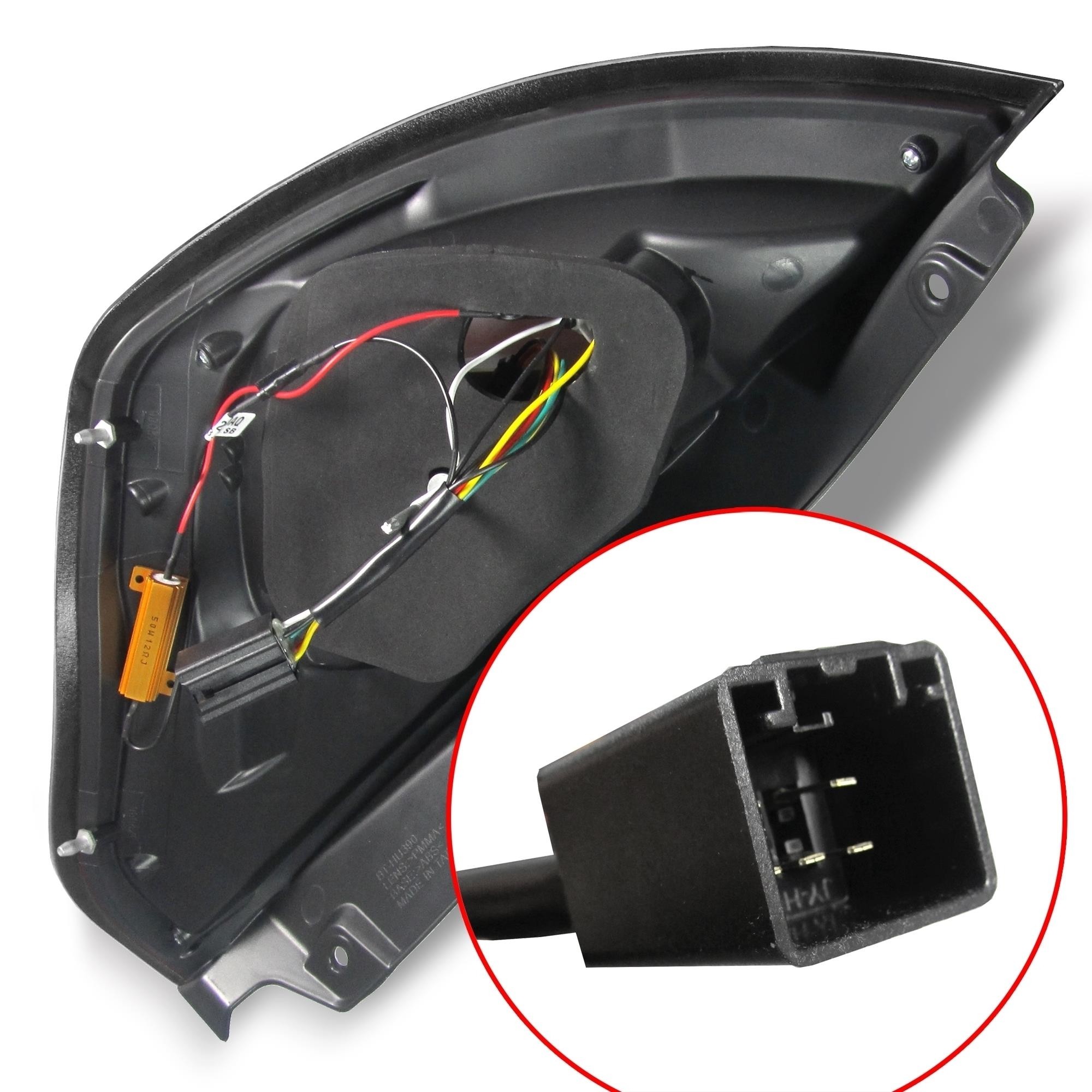 Ford Fiesta LED Tail Lights Red 2008-2012