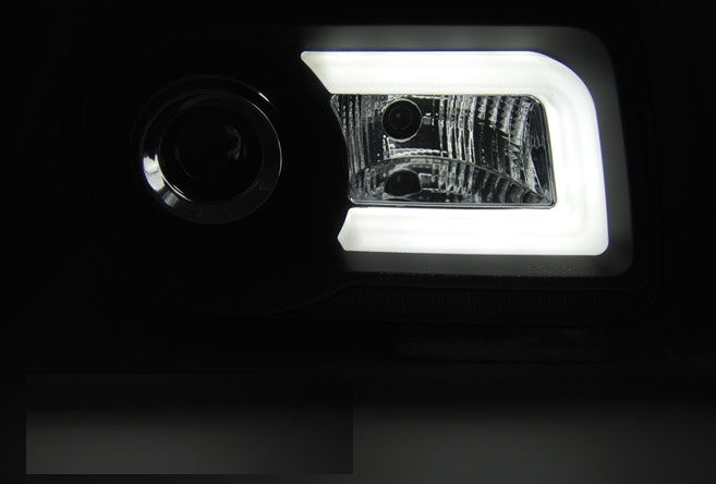 Headlights Chrysler 300C 05-08 Black