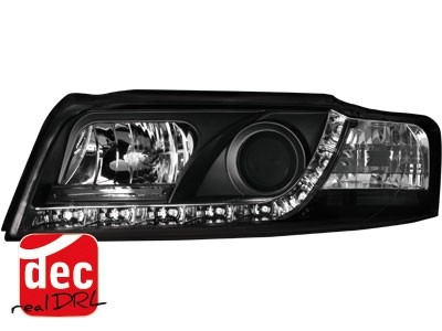 Headlights Audi A4 8E 01-04 Devil Eyes Dlite Black