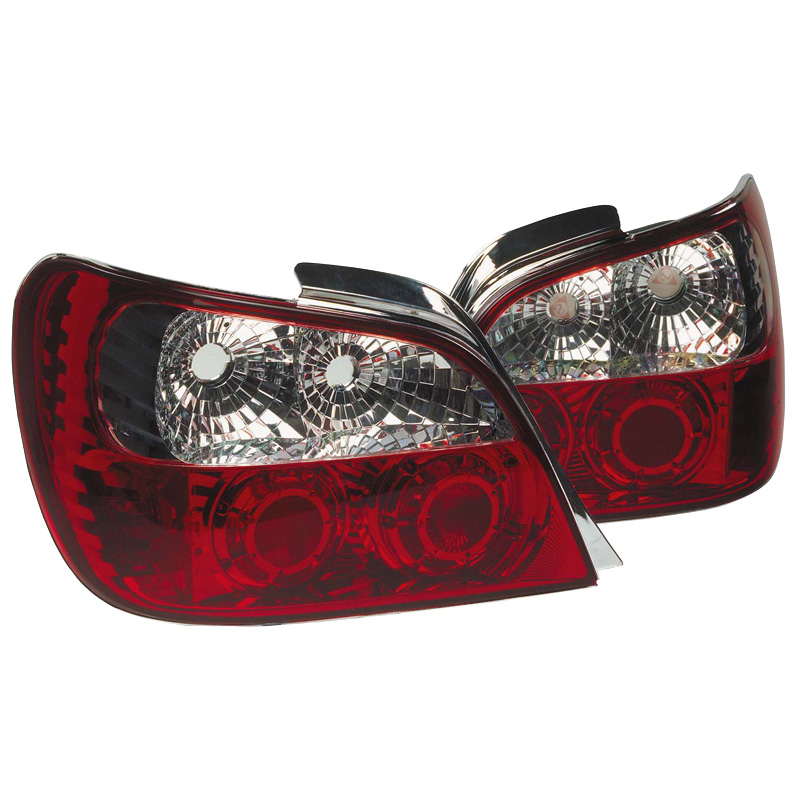 Set Tail Lights  Subaru Impreza 2000-2003 - Red/Clear