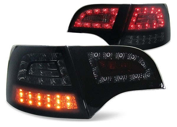 Audi A4 8E B7 05-08 Avant Rear Lights LED Black