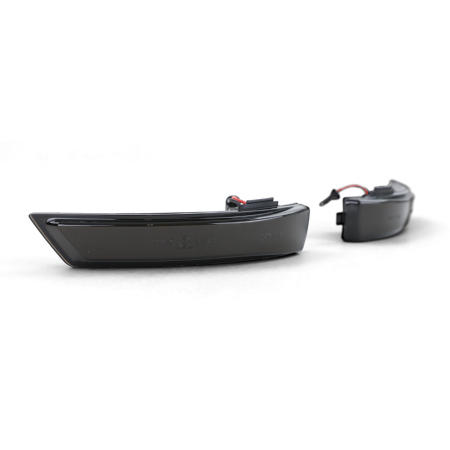 Mirror Turn Signal Lights Ford Focus 2 3 from 2004, Mondeo 4 07-15 Dynamic LED Black