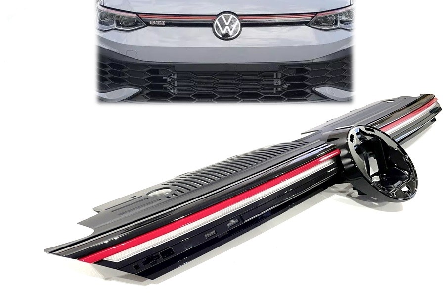 Grill LED Volkswagen Golf 8 Red