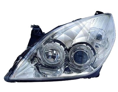 Headlights Opel Vectra C 05-08 Angel Eyes chrome