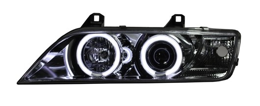 Headlights BMW Z3 Angel Eyes Ice chrome CCFL