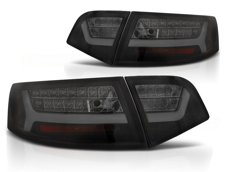 Taillights Audi A6 4F 08-11 Sedan Tube Dynamic Black