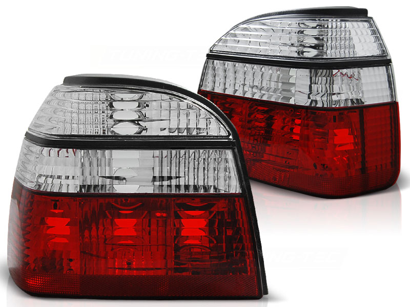 Taillights VW Golf 3 09.91-08.97 Red White