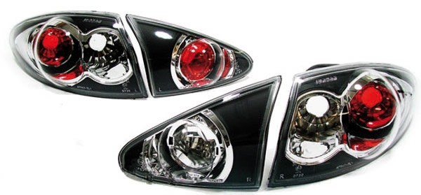 Alfa Romeo 147 Lexus Chrome Black Rear Lights