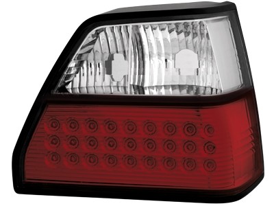 Taillights VW Golf II LED Red/White clear