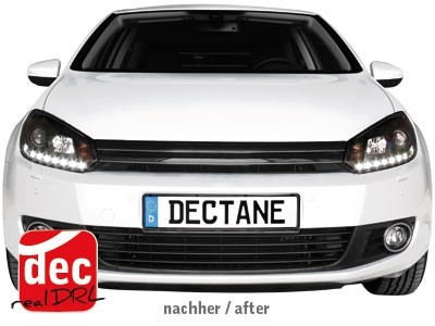Headlights VW Golf VI Devil Eyes Dayline