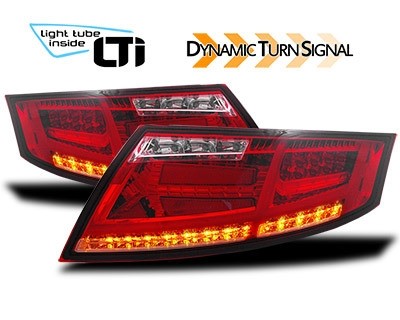 Audi TT 8J Dynamic LED Taillights Red