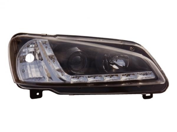 Headlights Peugeot 106 96-.. LED Devil Eyes DRL look black